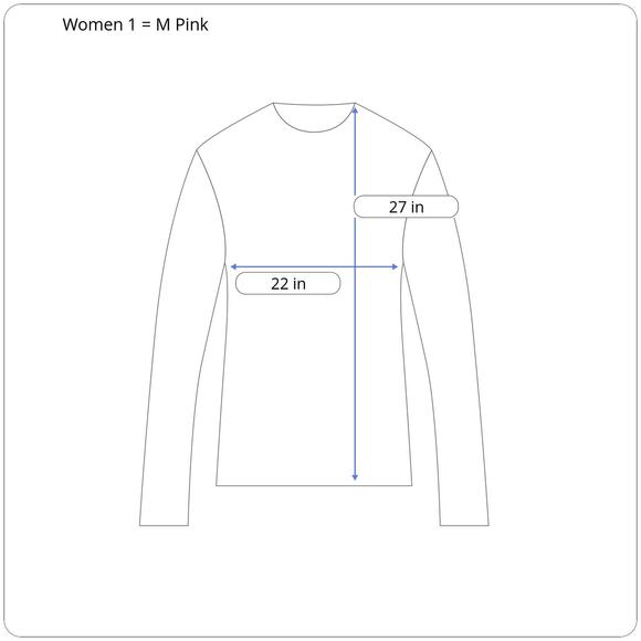 Chicos Tunic Blouse Womens Size 1 US M Pink Long Sleeve Sheer Keyhole Scoop Neck - Picture 5 of 5